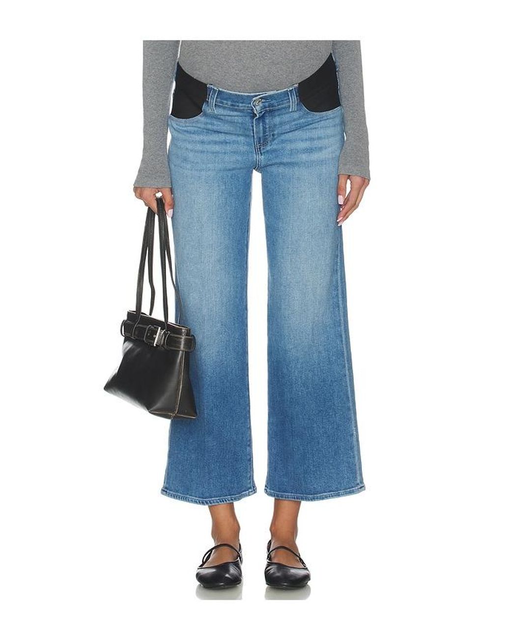 PAIGE Blue Anessa Maternity Jeans