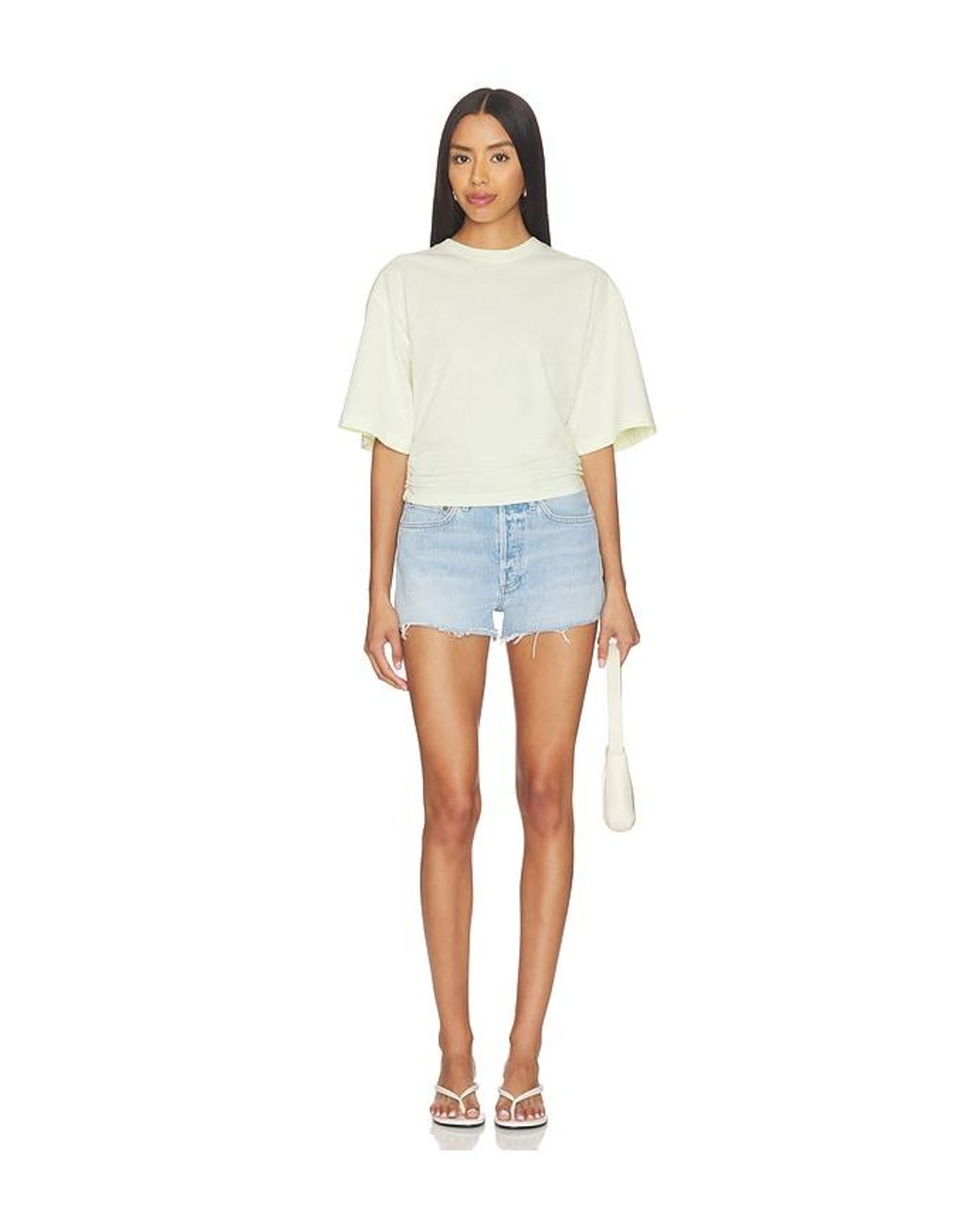 Agolde Blue Parker Shorts