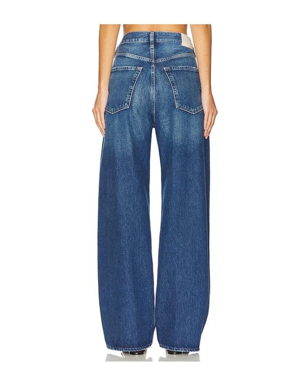 Citizens of Humanity Blue Petite Ayla Baggy Jeans