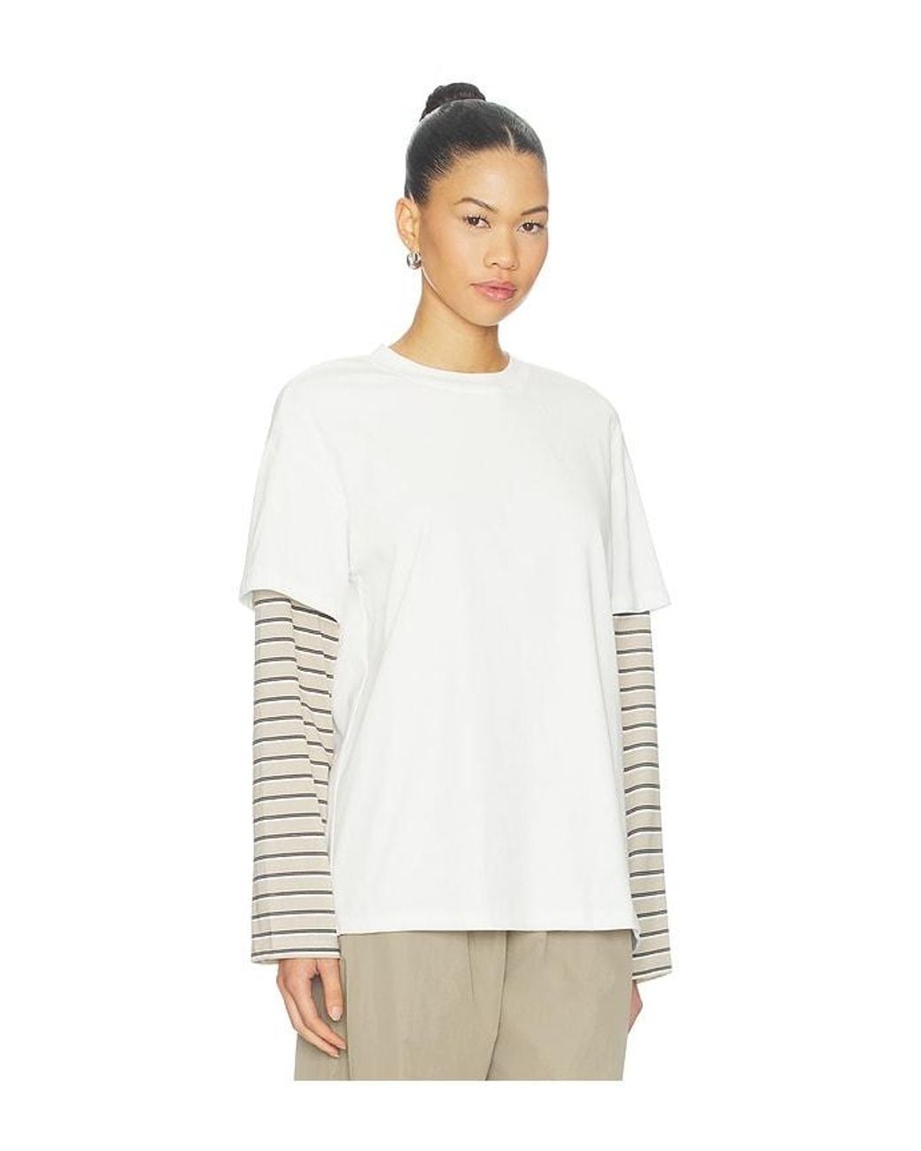 superdown White Azariah Long Sleeve Top