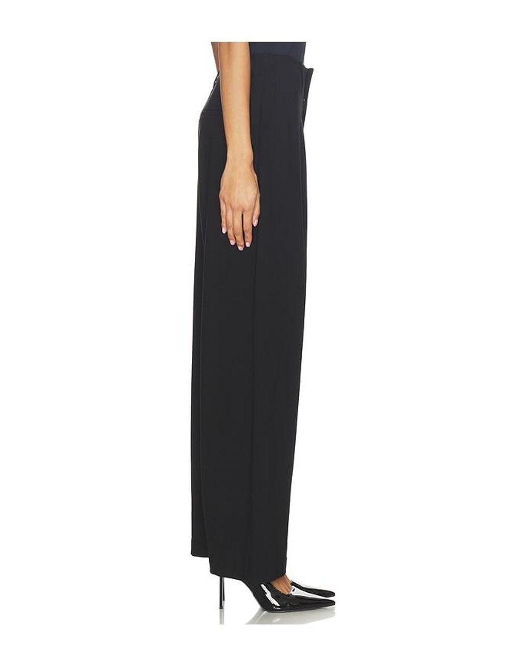 Pistola Black Eden Pleated Ponte Trouser