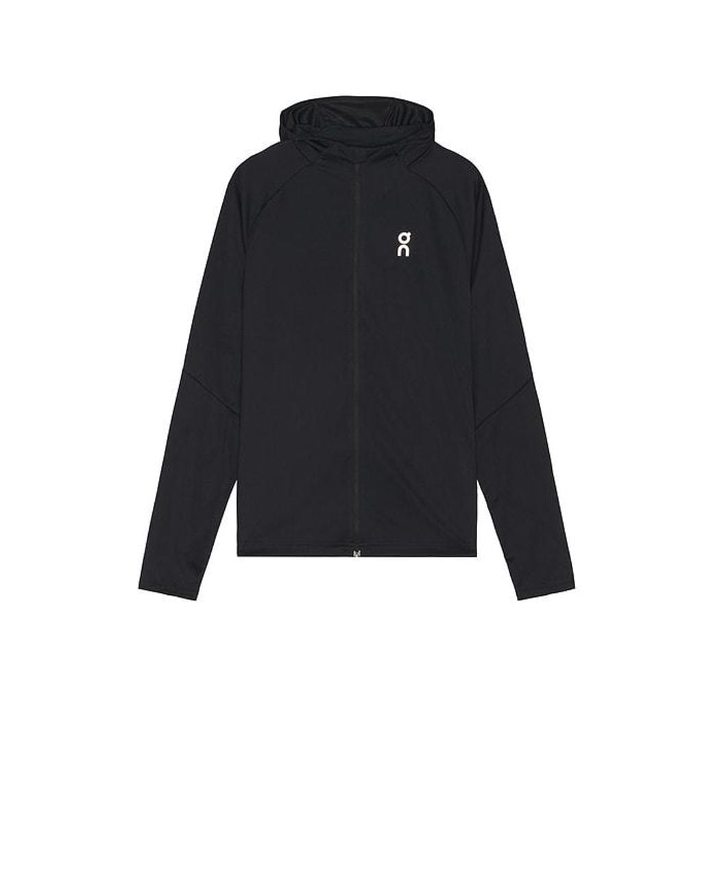 On Shoes Black Climate Zip Hoodie for men