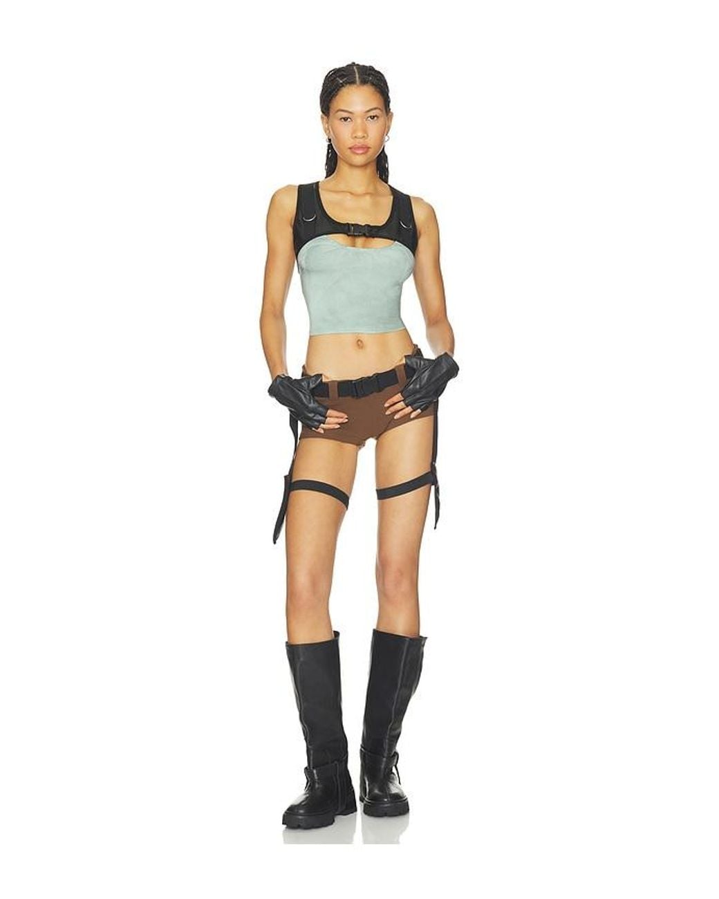 Dolls Kill Multicolor Archaeologist Raider Costume