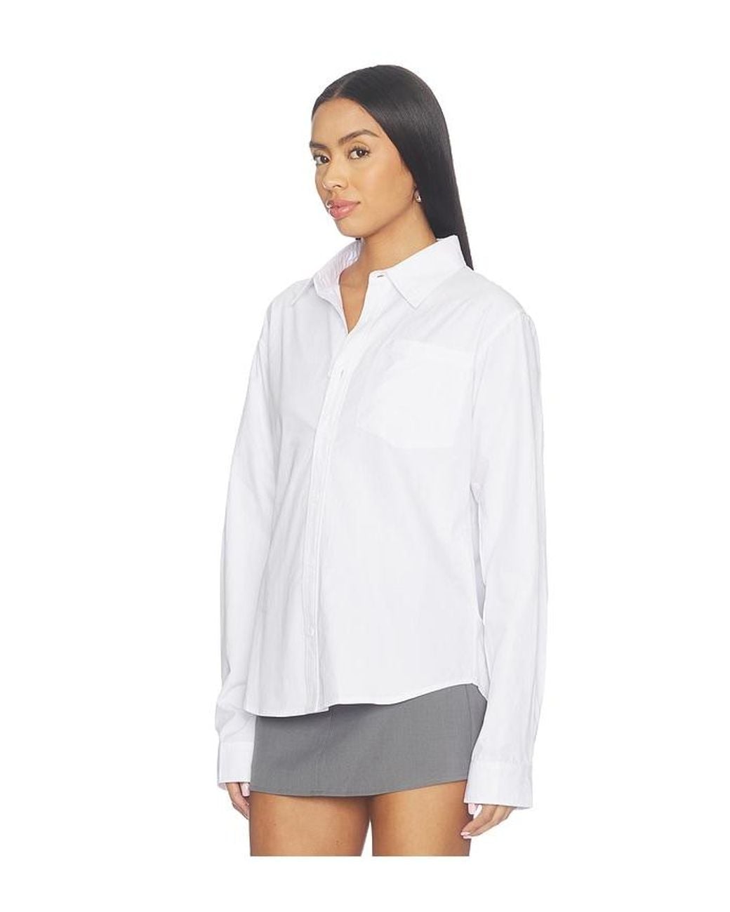 Lioness White Hailey Button Up Shirt