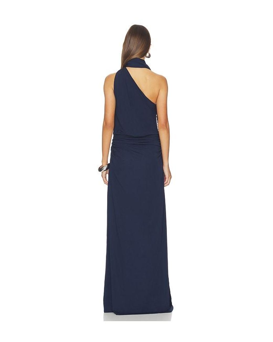 Jonathan Simkhai Blue Drapiertes Jerseykleid Moira