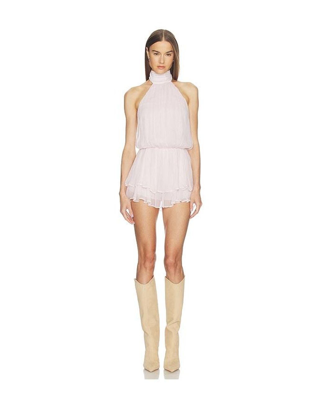 LOBA White Lucia Mini Romper