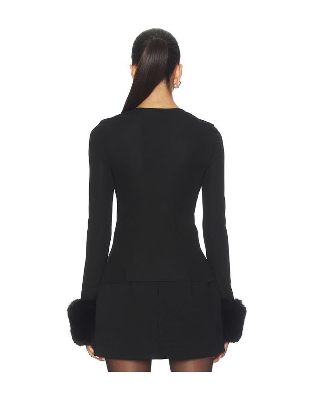 MAJORELLE Black Daphine Top