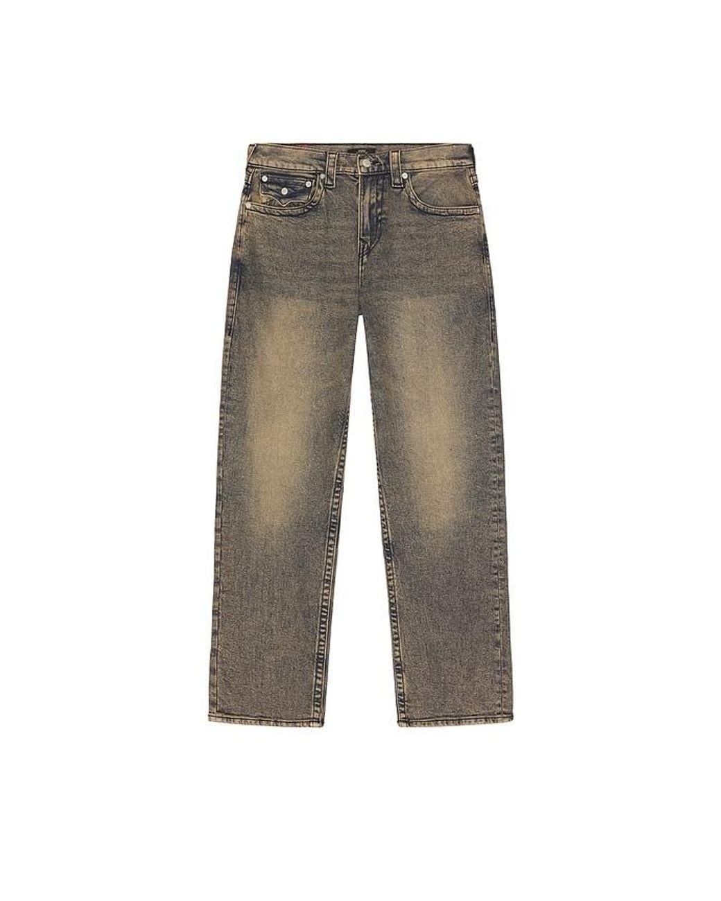 True Religion Gray Bobby Baggy Jeans for men
