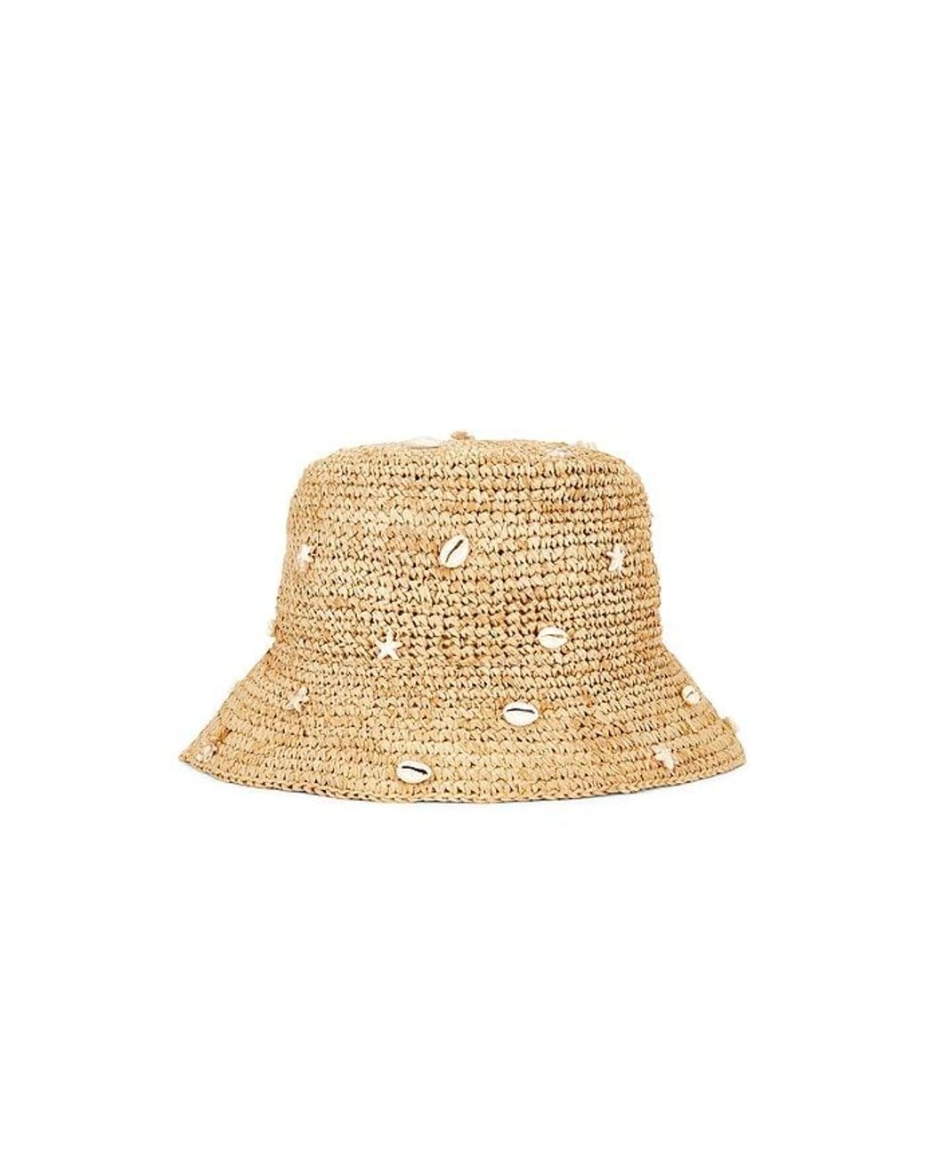 Nikki Beach Natural Shelley Bucket Hat