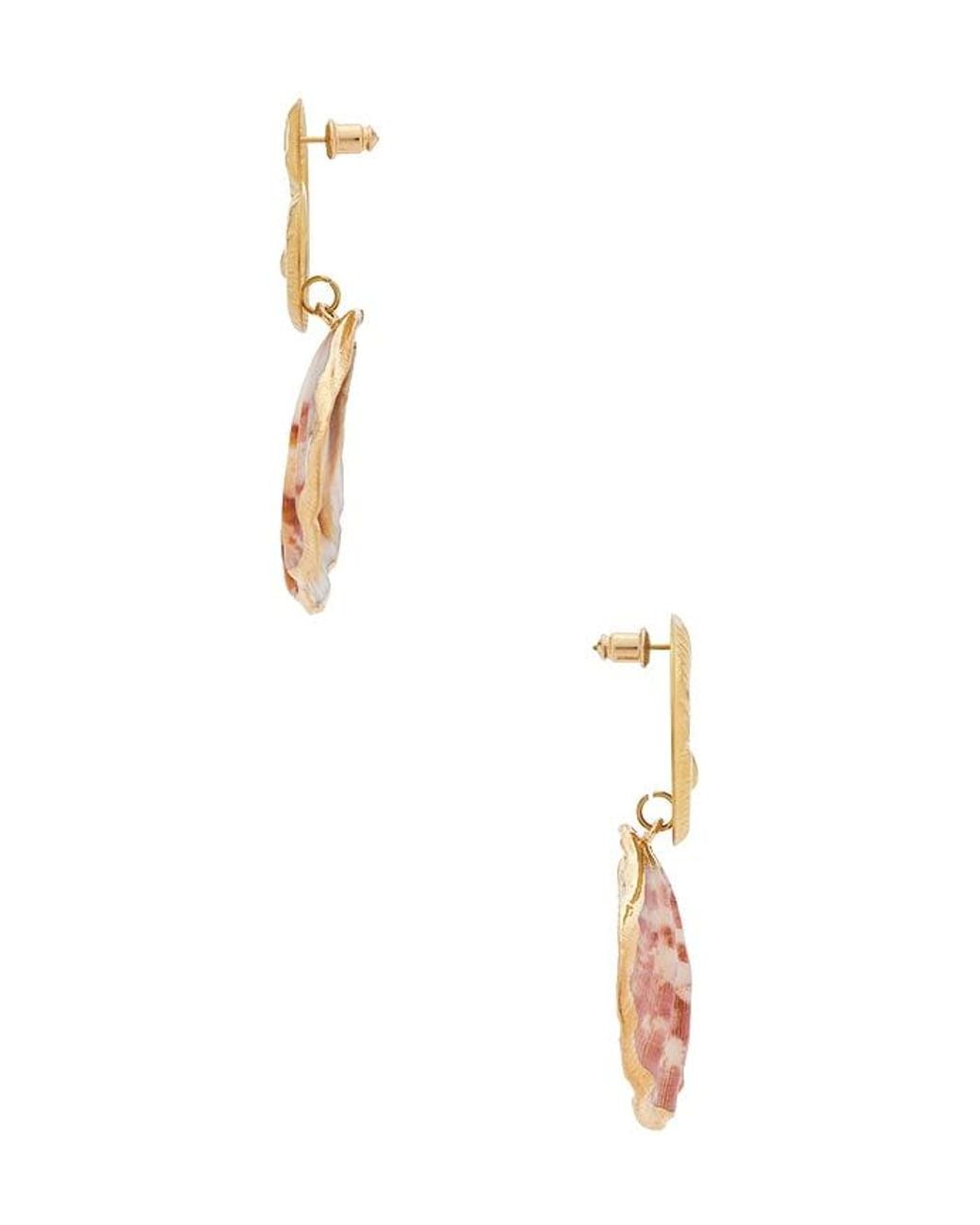 Amber Sceats White Byford Earrings
