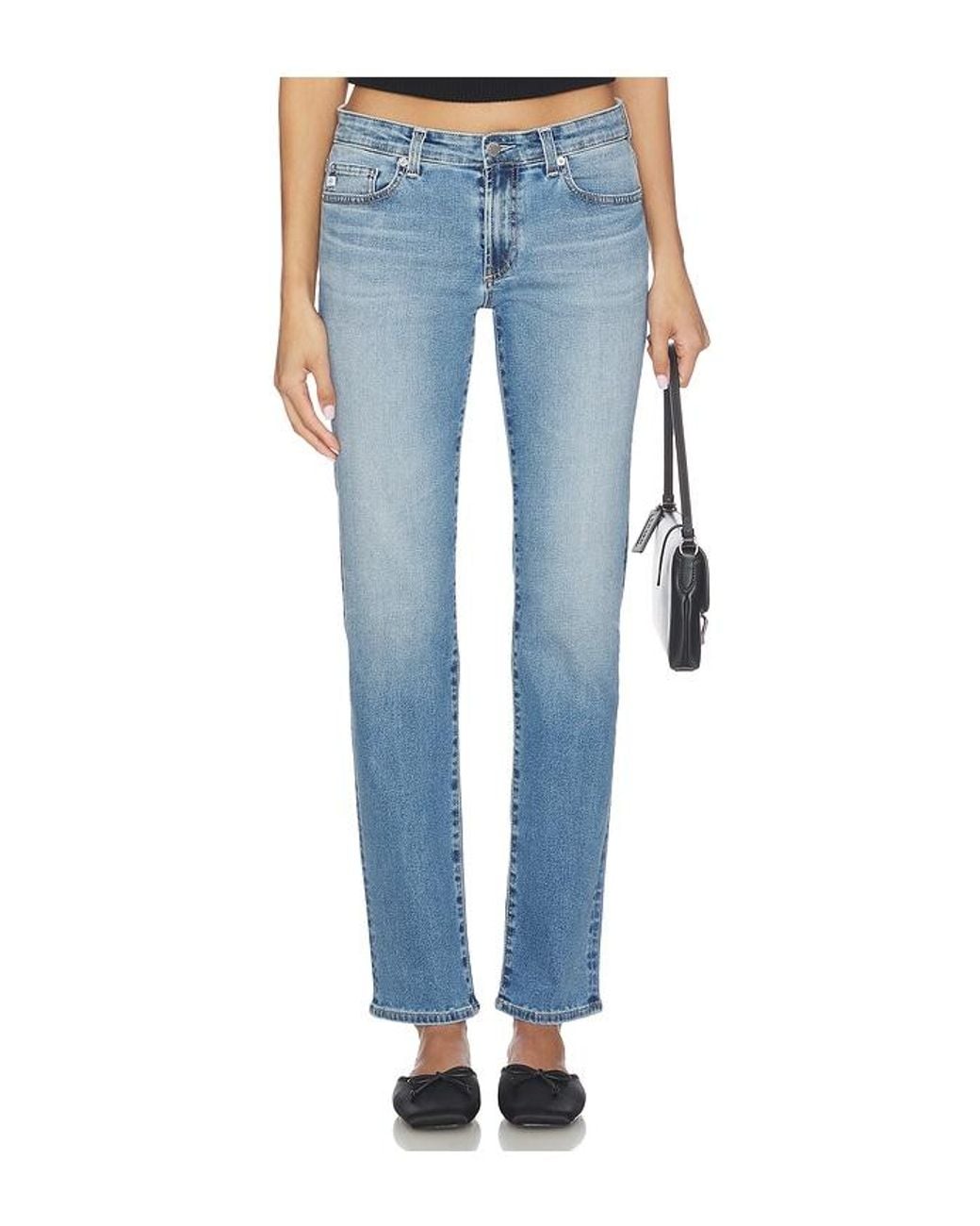AG Jeans Blue Sandra Straight Leg Jeans