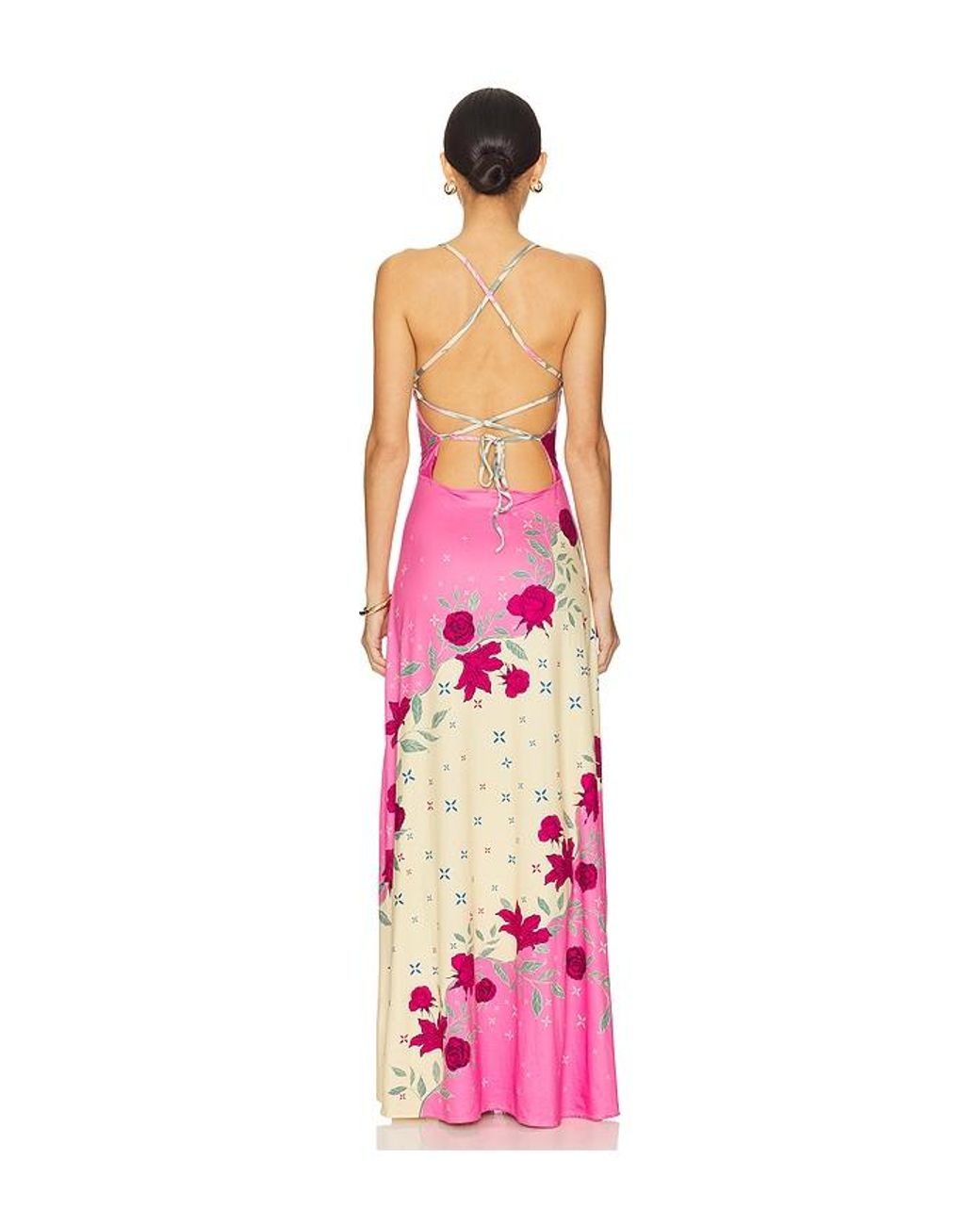 Agua Bendita Pink X Revolve Arista Maxi Dress