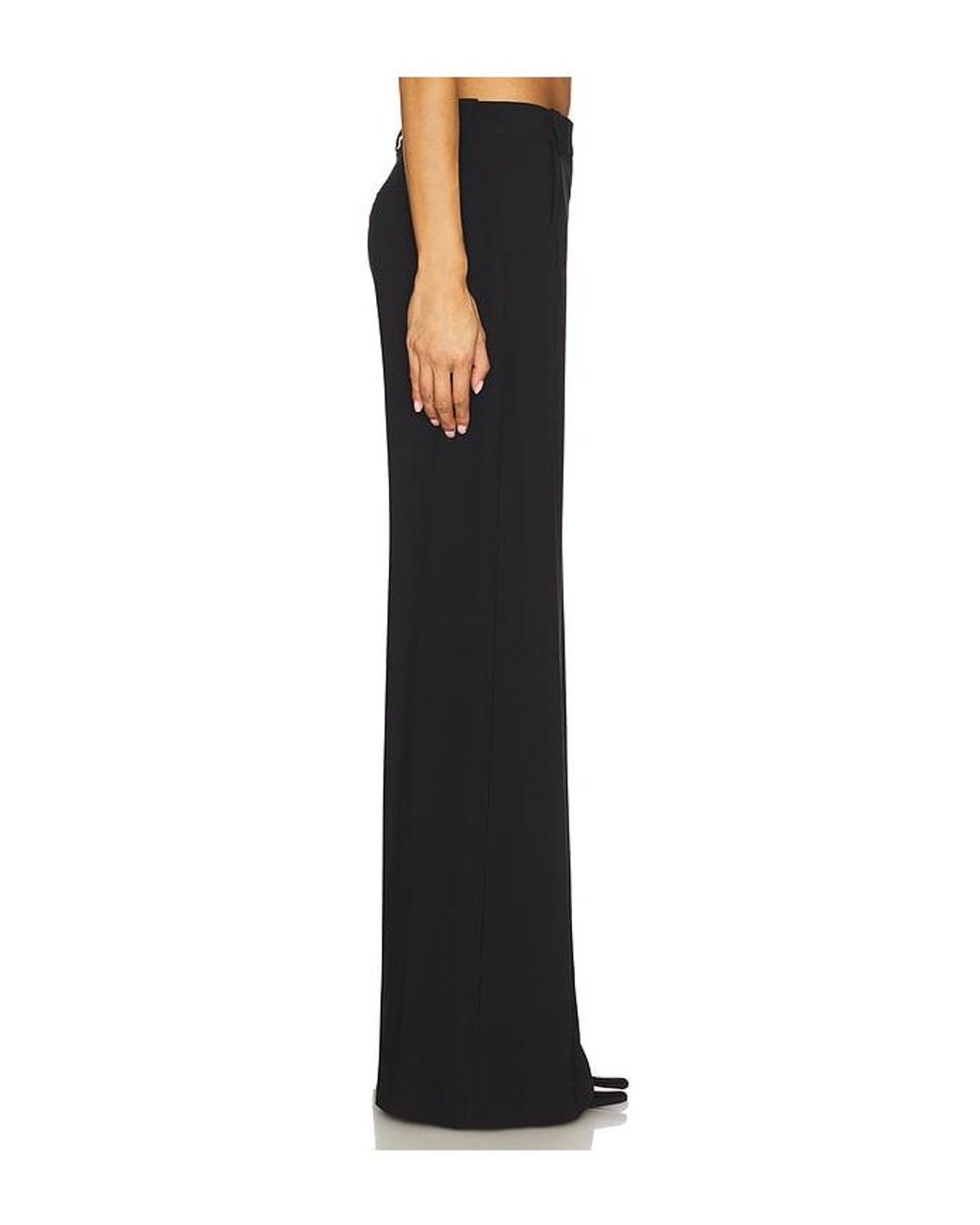 Amanda Uprichard Black Saddler Pants