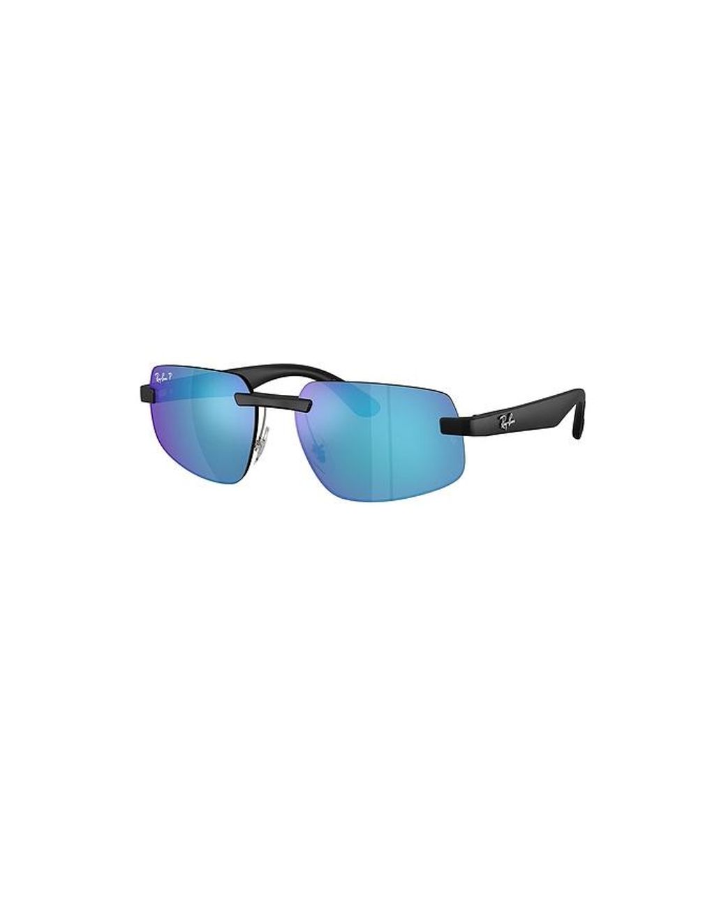 Ray-Ban Blue Irregular Sunglasses for men