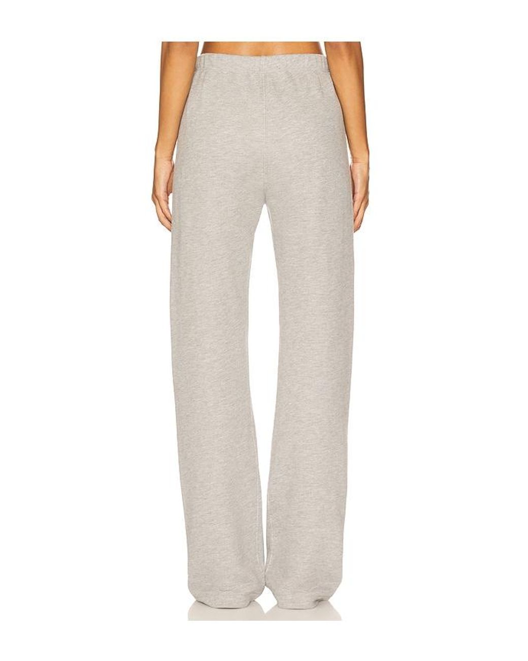 ÉTERNE White Straight Leg Sweatpant
