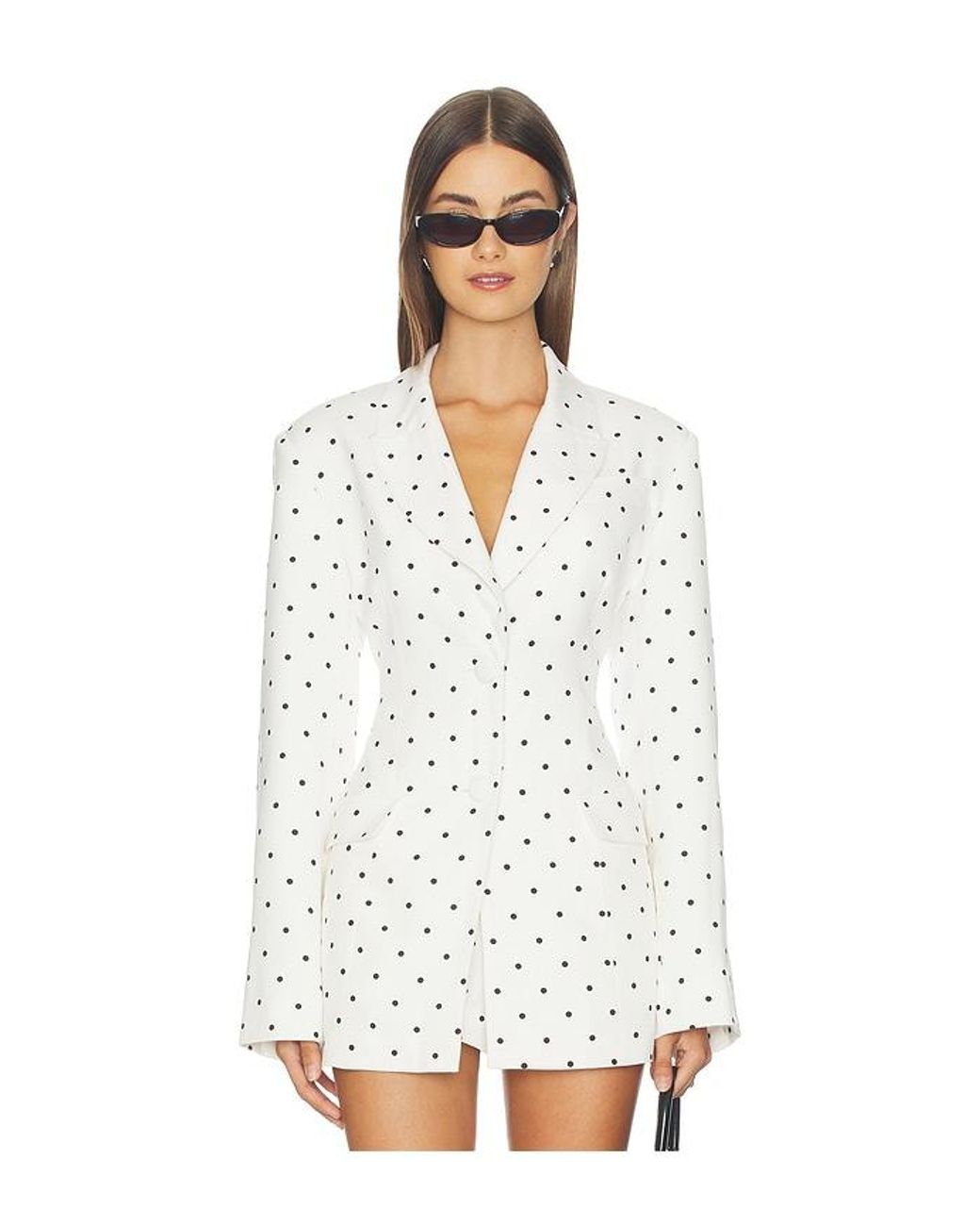 AFRM White Edel Blazer