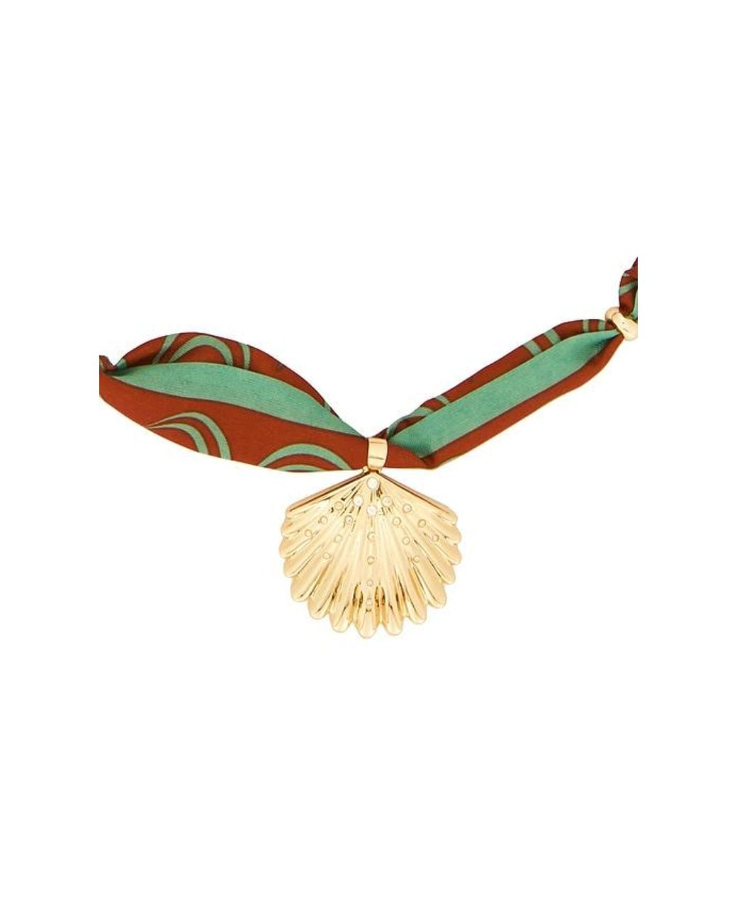 Ettika Metallic Resort Scarf Necklace