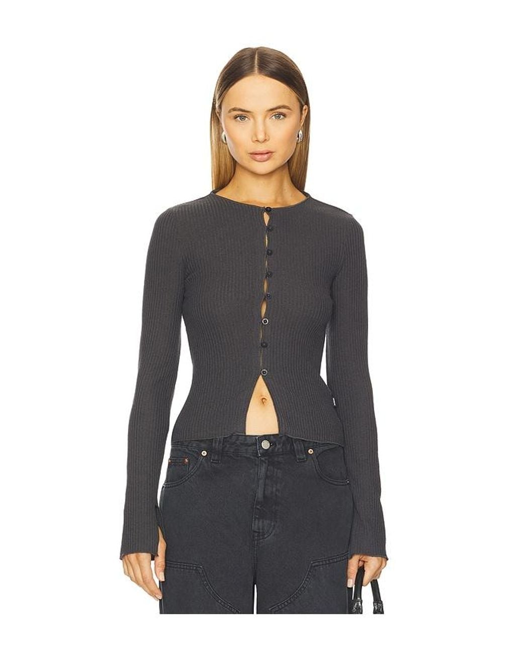 Dr. Denim Black Erica Top