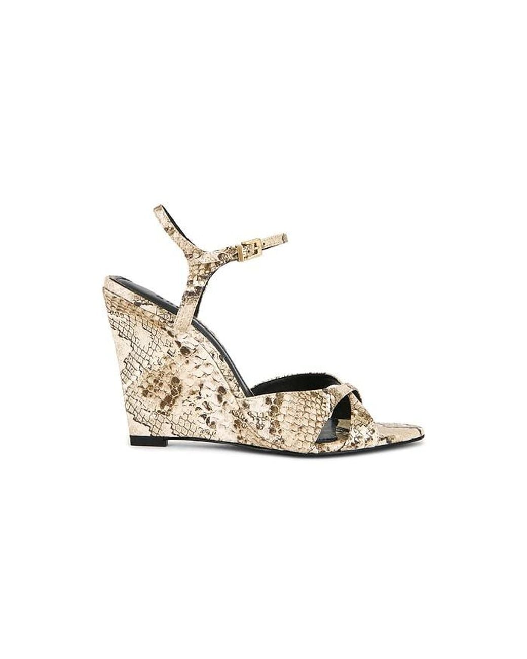 SCHUTZ SHOES White Maxine Wedge Sandal
