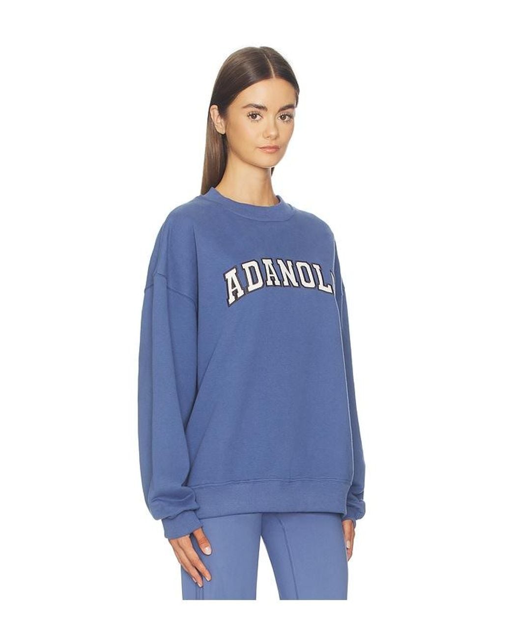 ADANOLA Blue Core Oversized Sweatshirt