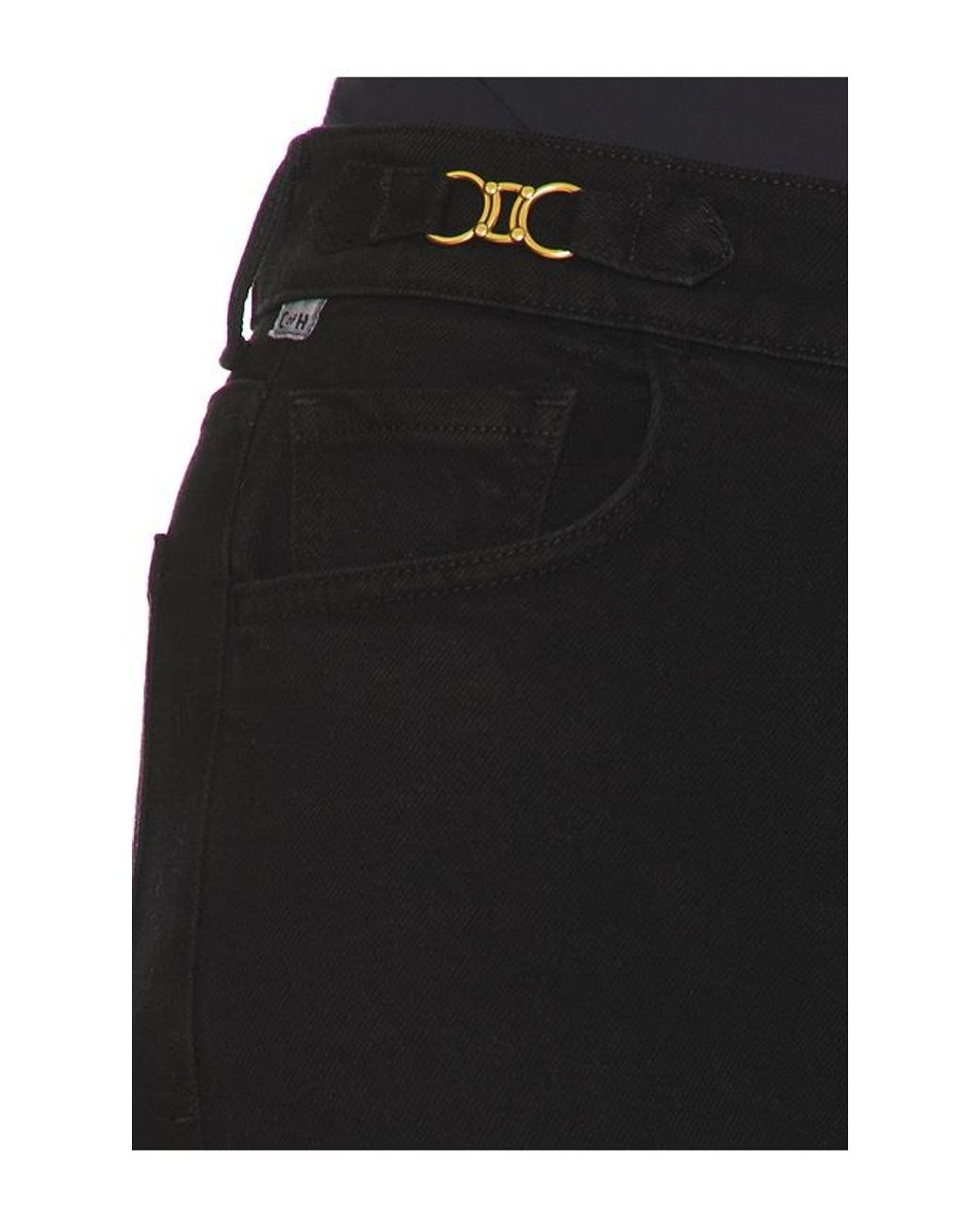 Citizens of Humanity Black Kimberly Flare With Horsebit Jeans