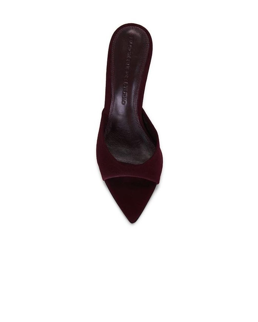 Black Suede Studio Brown Brea Mule