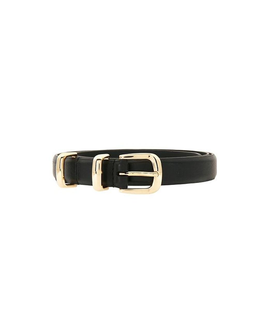 FAVORITE DAUGHTER Black The Skinny Jordan Belt