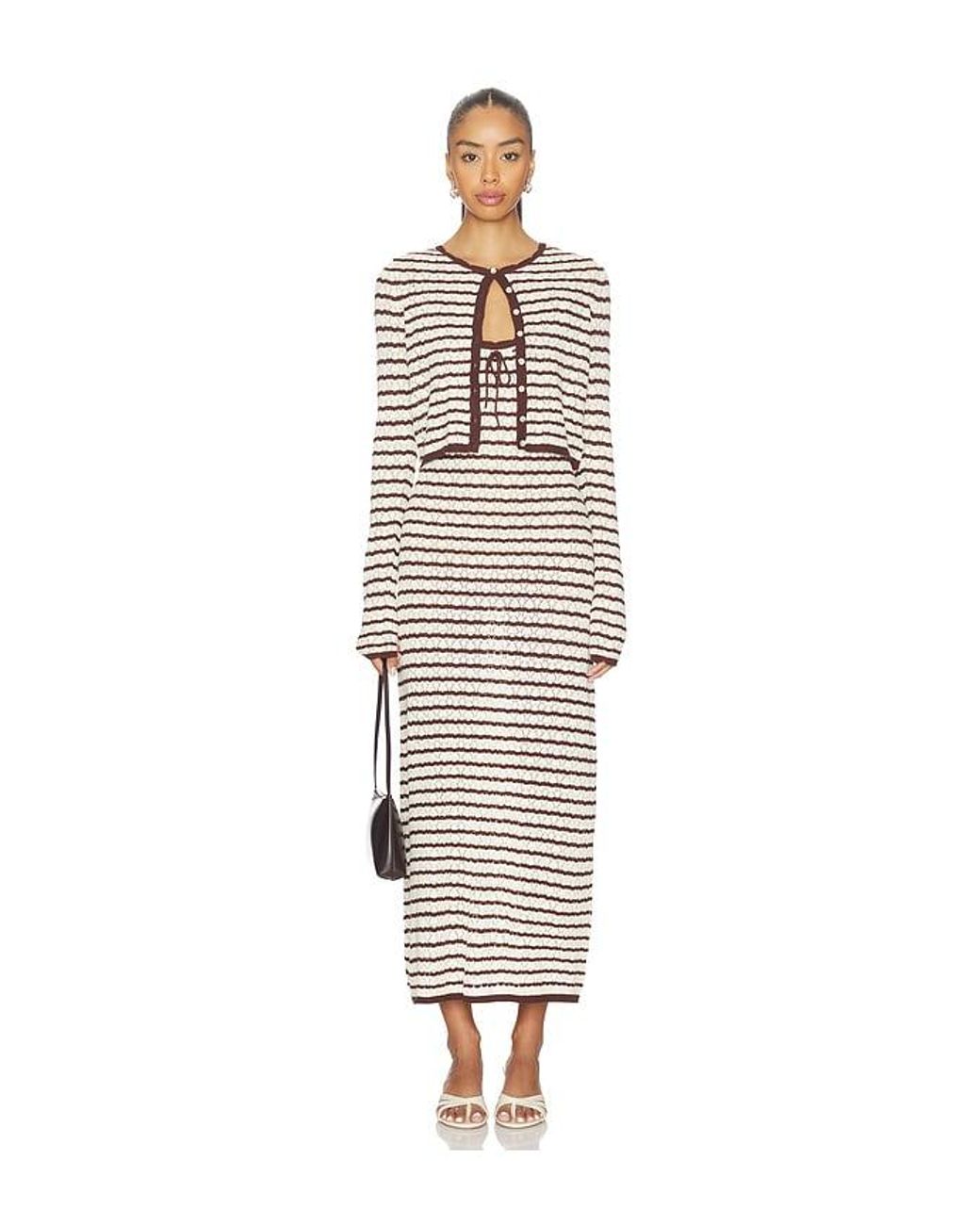 LSPACE White Rosalie Maxi Dress