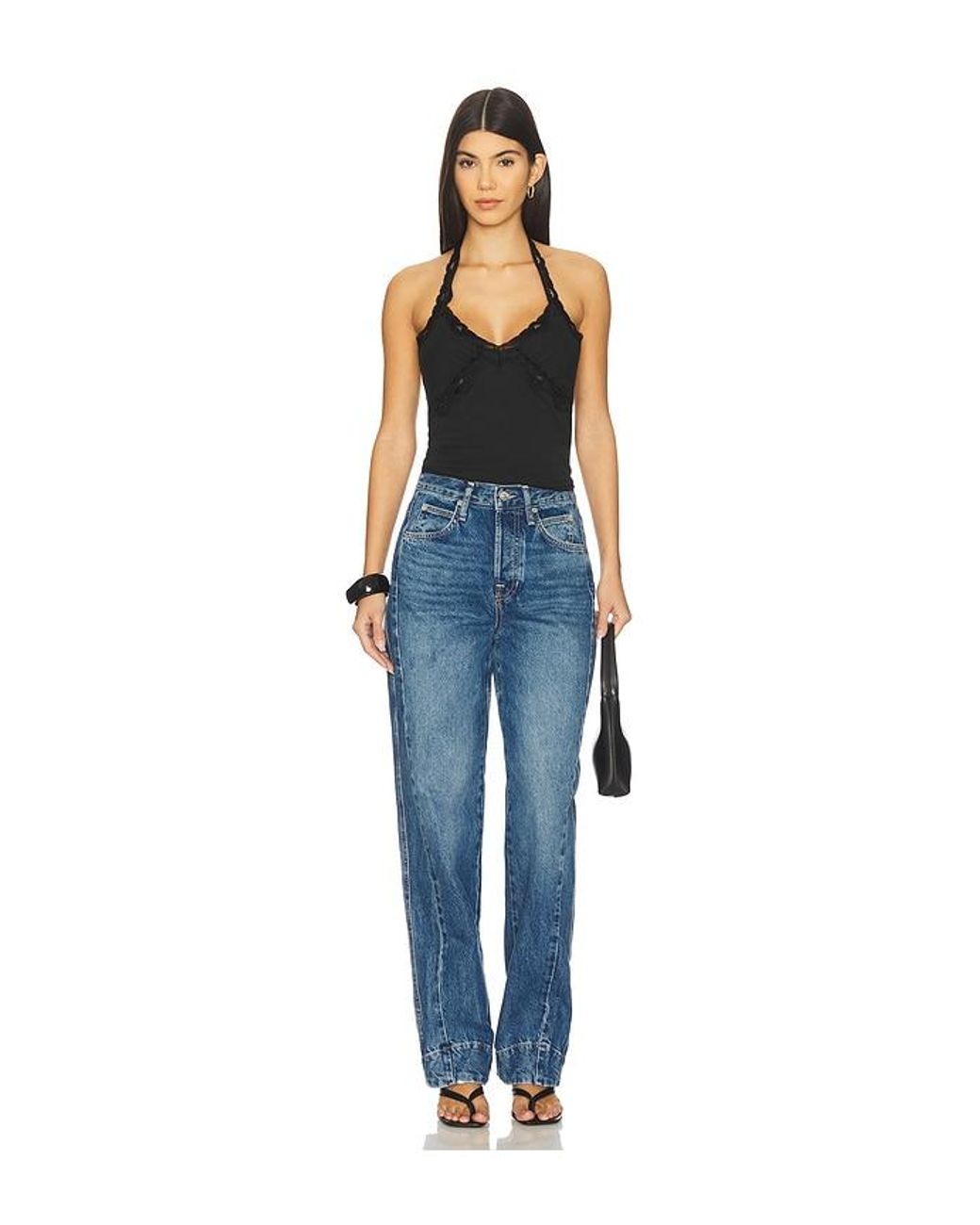 Free People Blue Brooke Halter