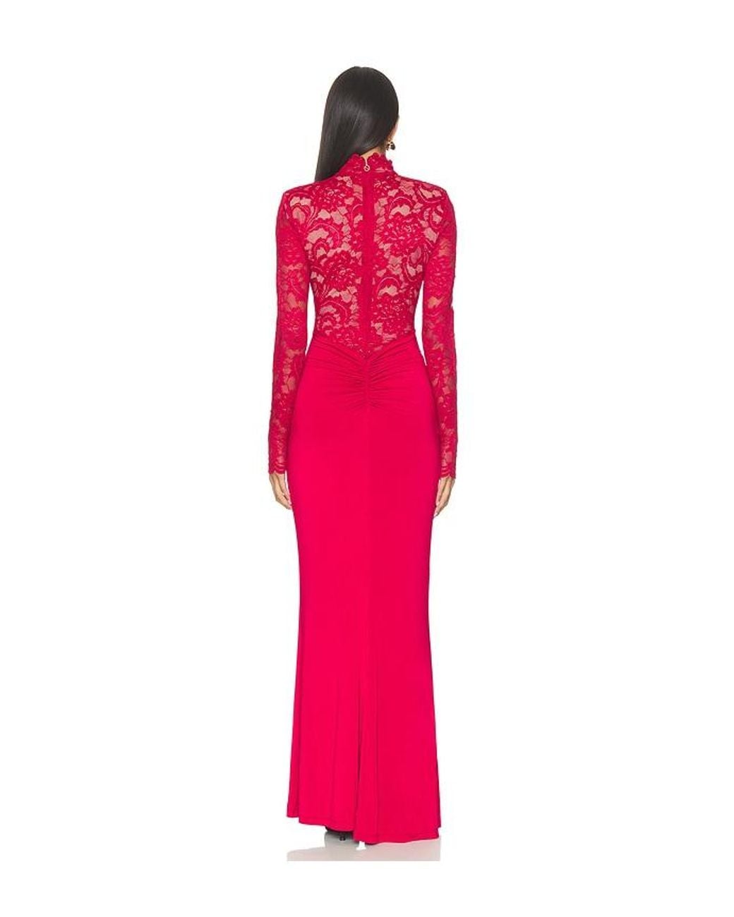 Nookie Red Ever After Long Sleeve Gown