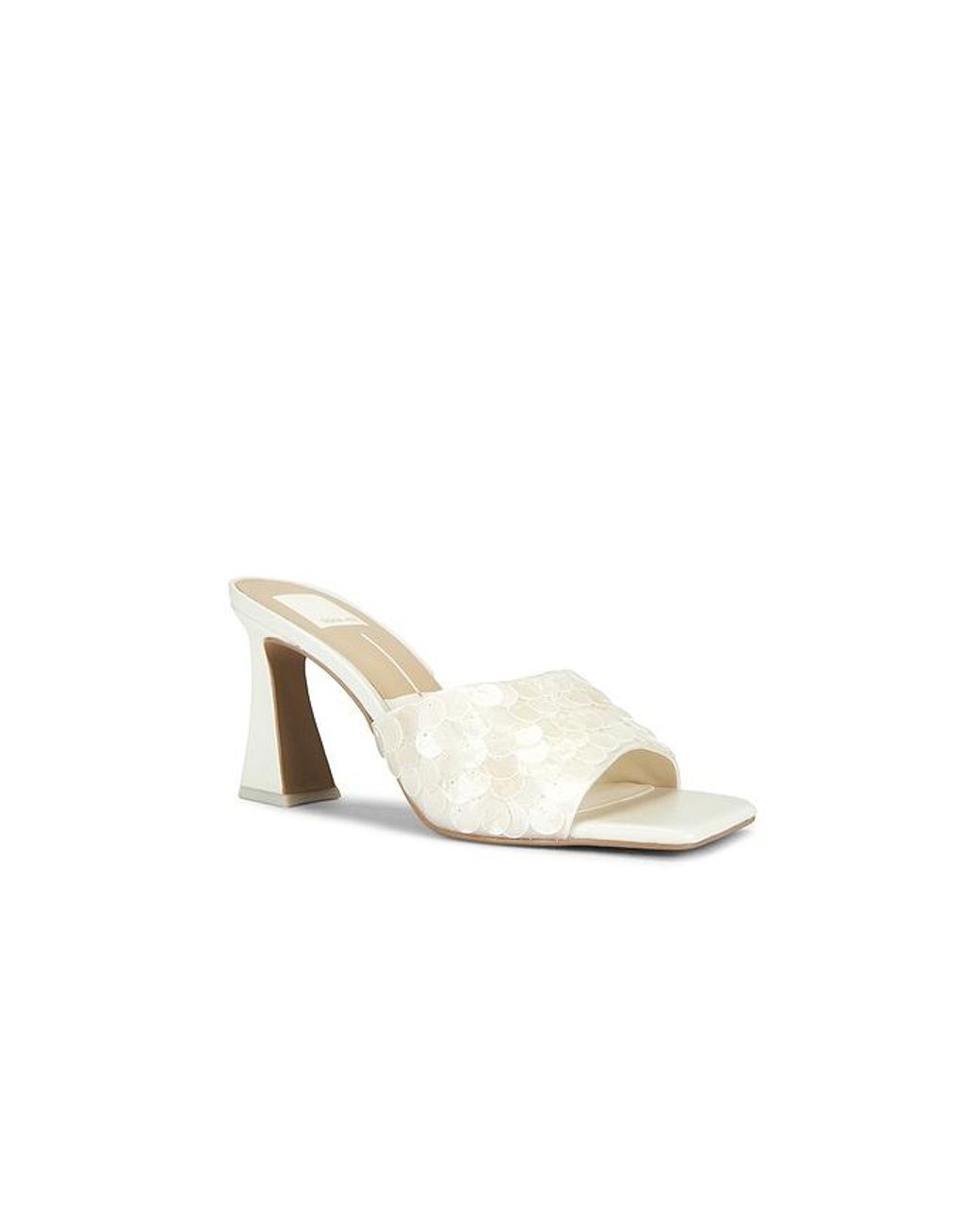 Dolce Vita White Nandy Confetti Sandal