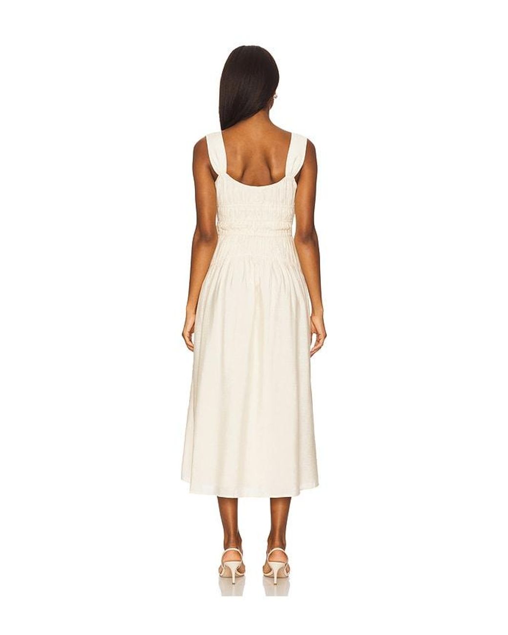 PAIGE White Arpeggio Dress