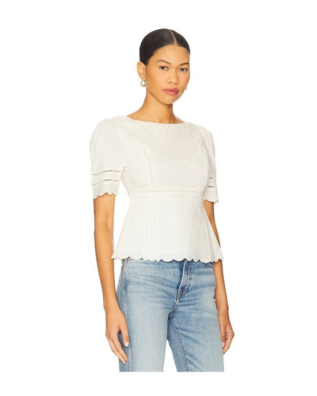 Stone Cold Fox White X Revolve Shay Top