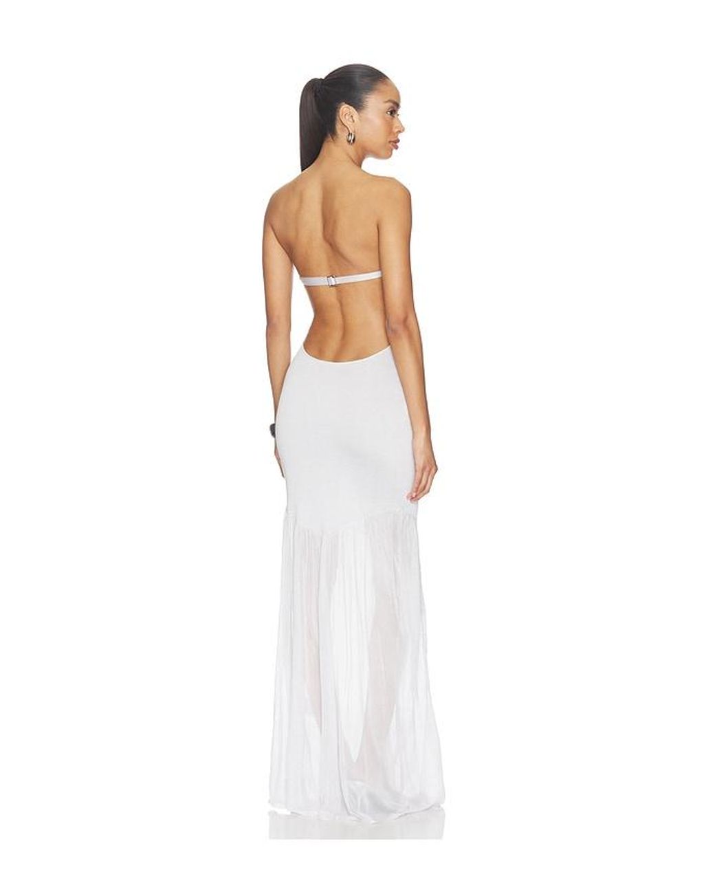 AYA MUSE White Davin Dress
