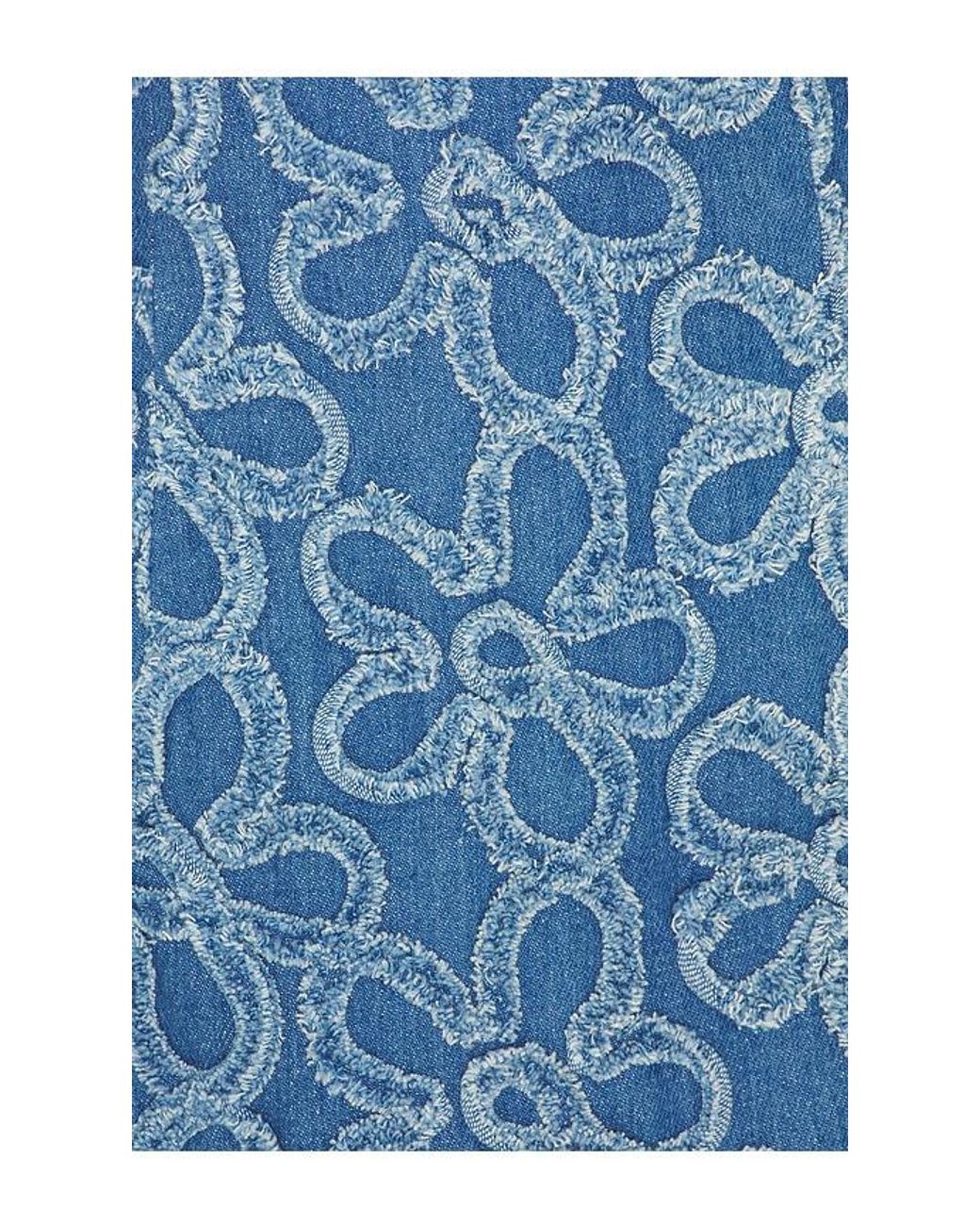SAU LEE Blue Eva Denim Dress