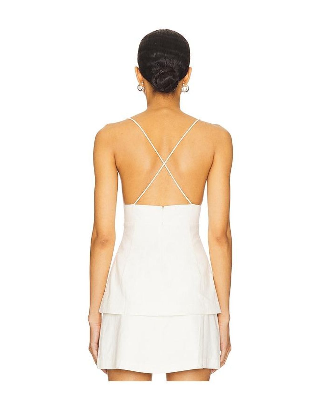 Lovers + Friends White Jolene Top