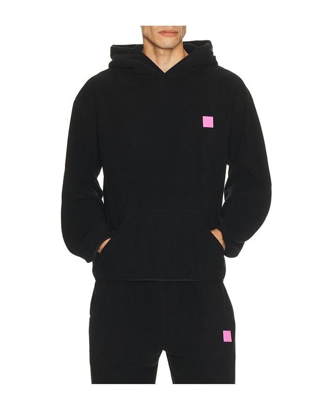 ANTI SOCIAL SOCIAL CLUB Black Polar Fleece Hoodie for men
