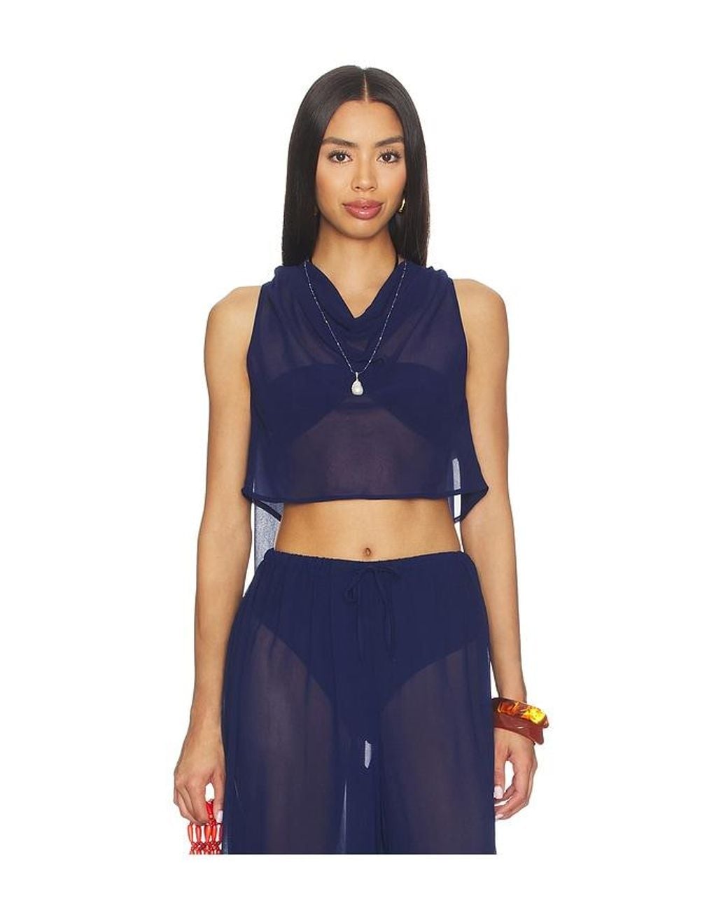Shani Shemer Blue Shir Top