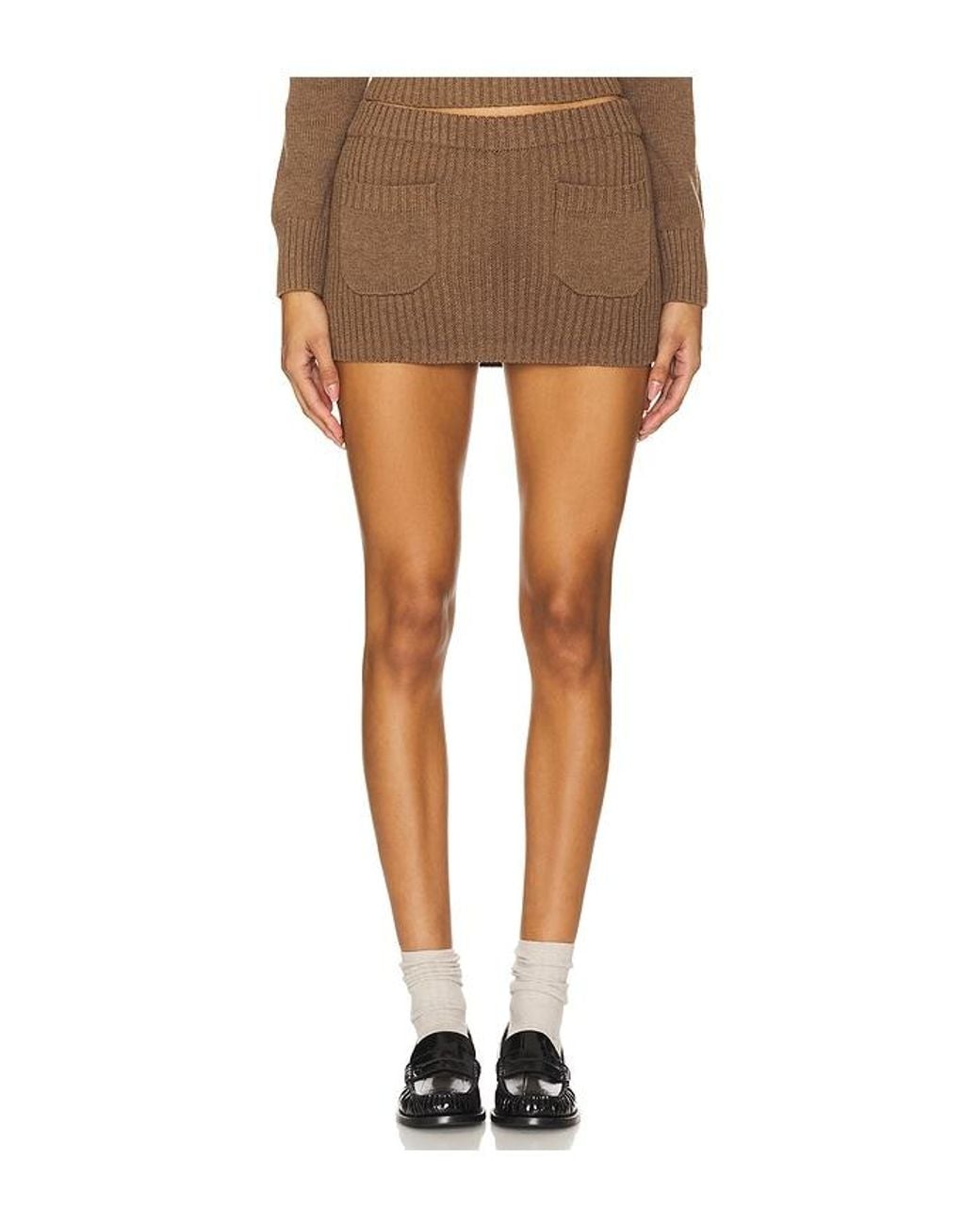 Frankie's Bikinis Multicolor Ashton Cotton Knit Skort
