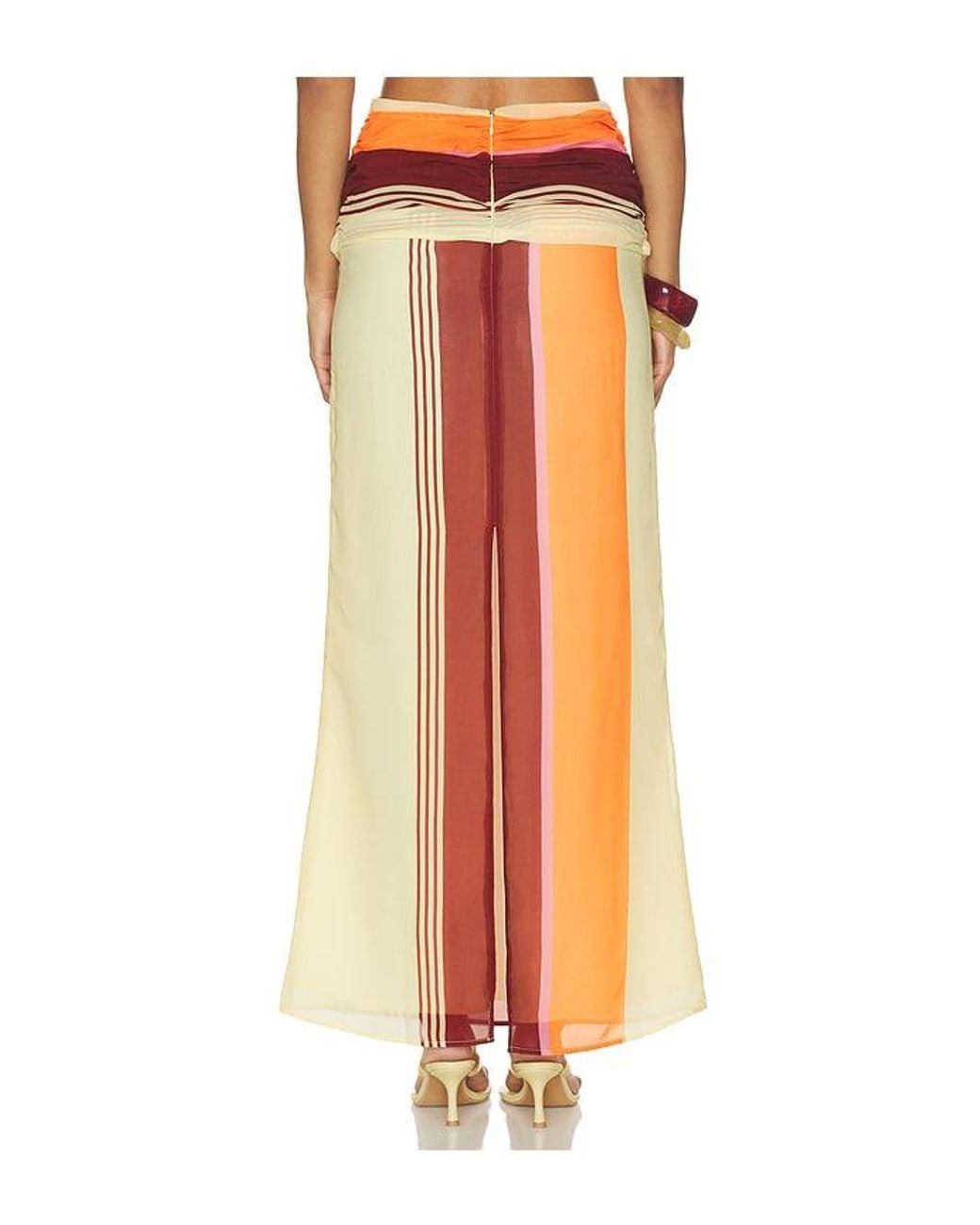 Baobab Orange Sumaq Maxi Skirt