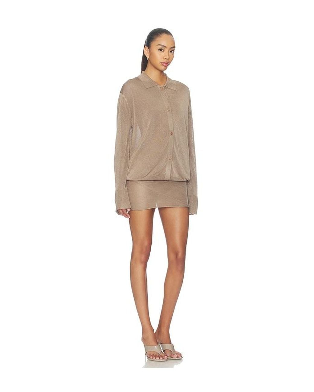 AYA MUSE Natural Solin Dress
