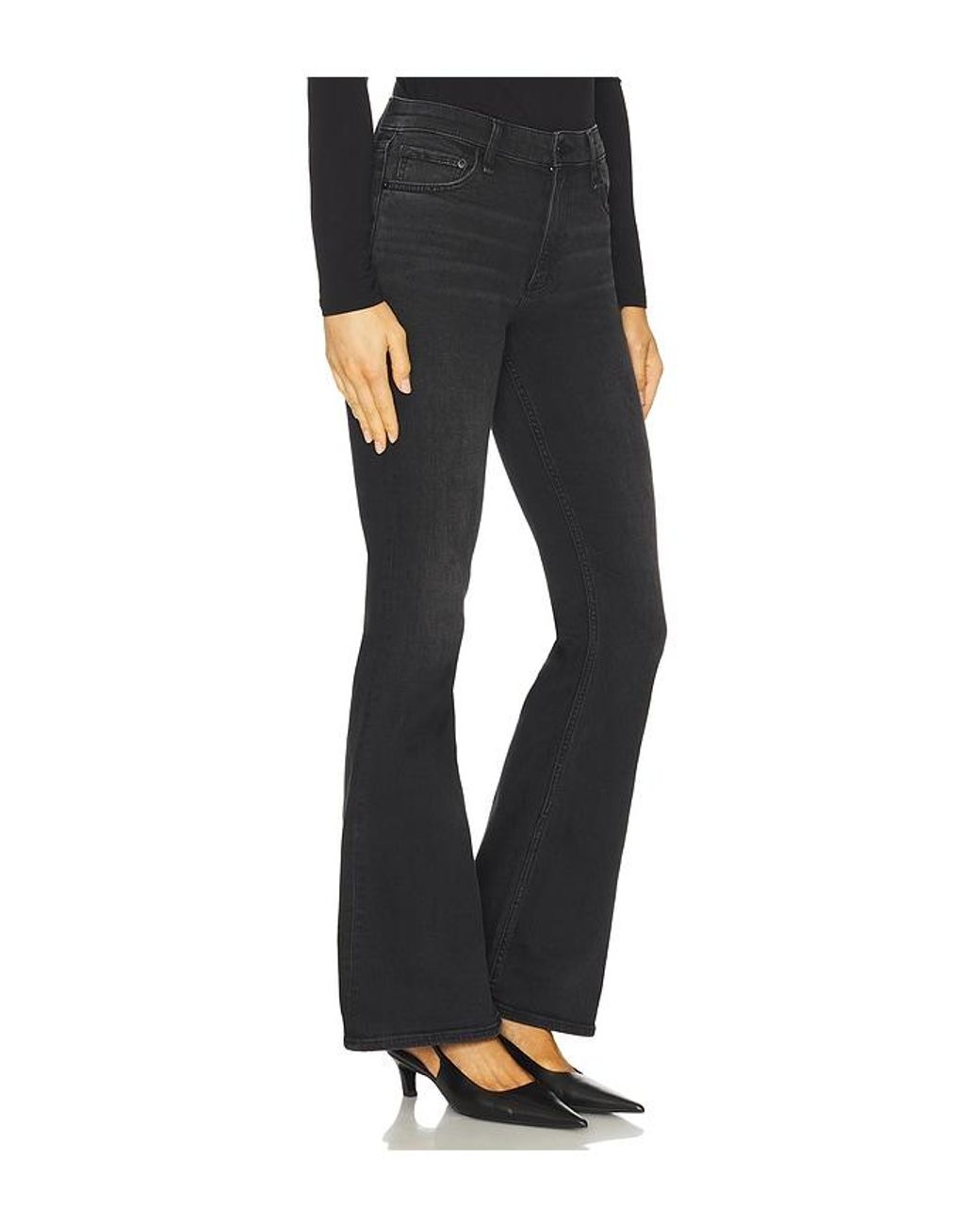 Rag & Bone Black Flexi Dahlia Flare Jeans