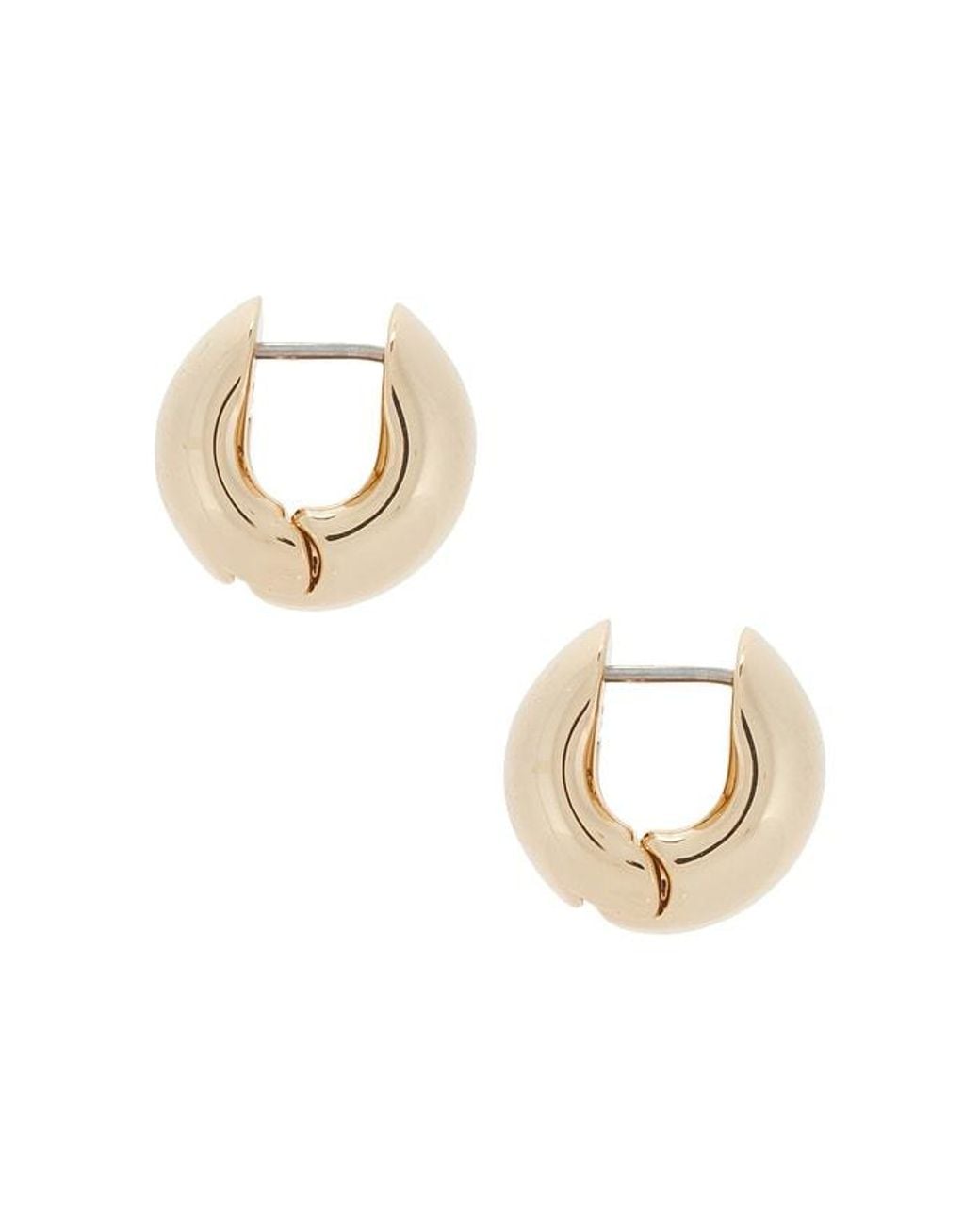 Jenny Bird White Mini Gemma Hoops