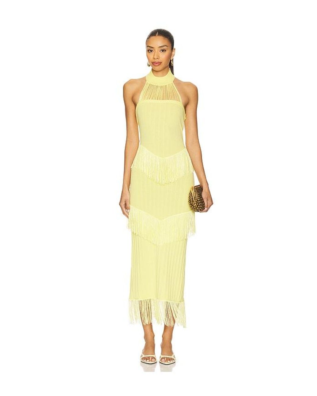 YELLOW THE LABEL Yellow Lana Fringe Dress