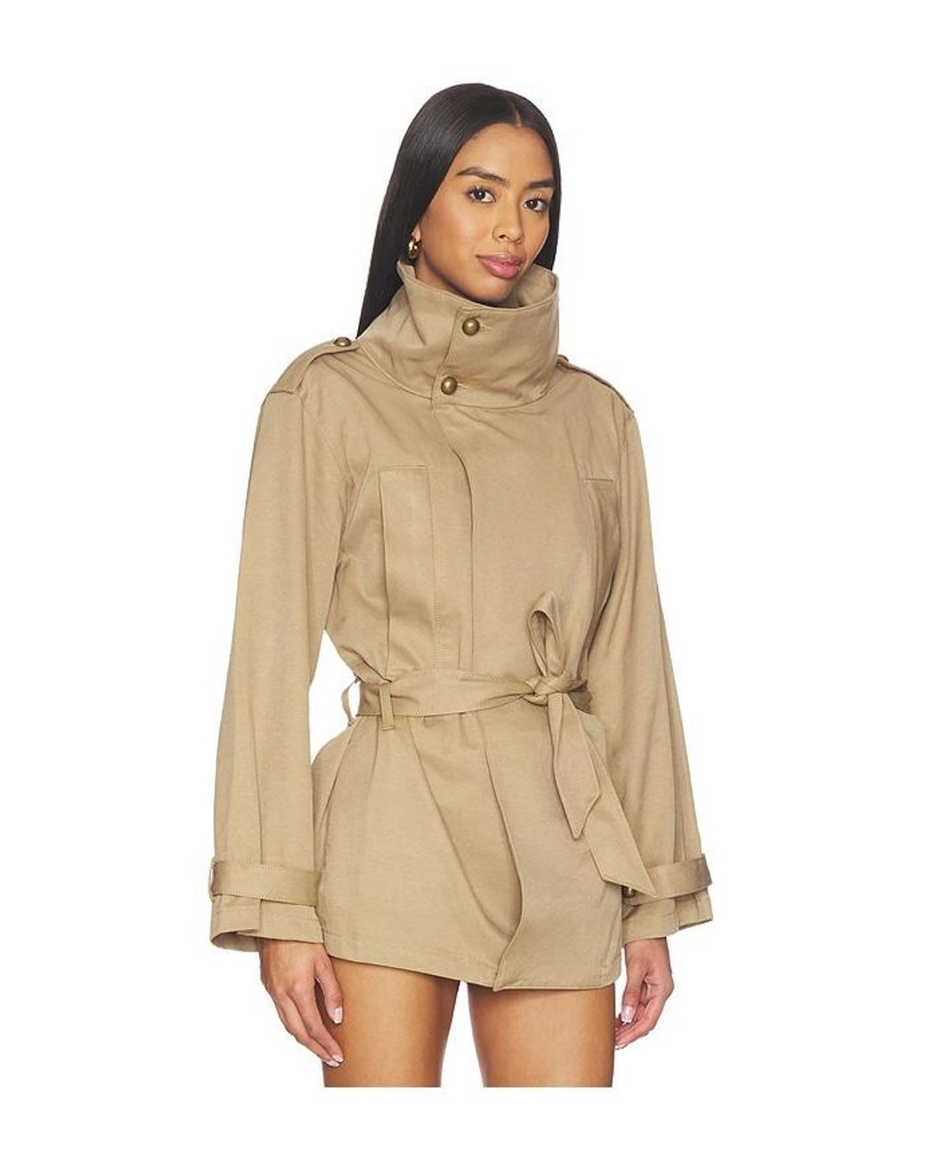 Lovers + Friends Natural Mason Jacket