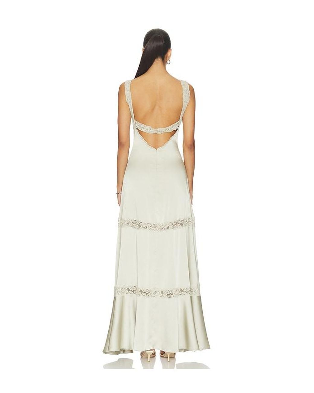 Tularosa White Claire Maxi Dress