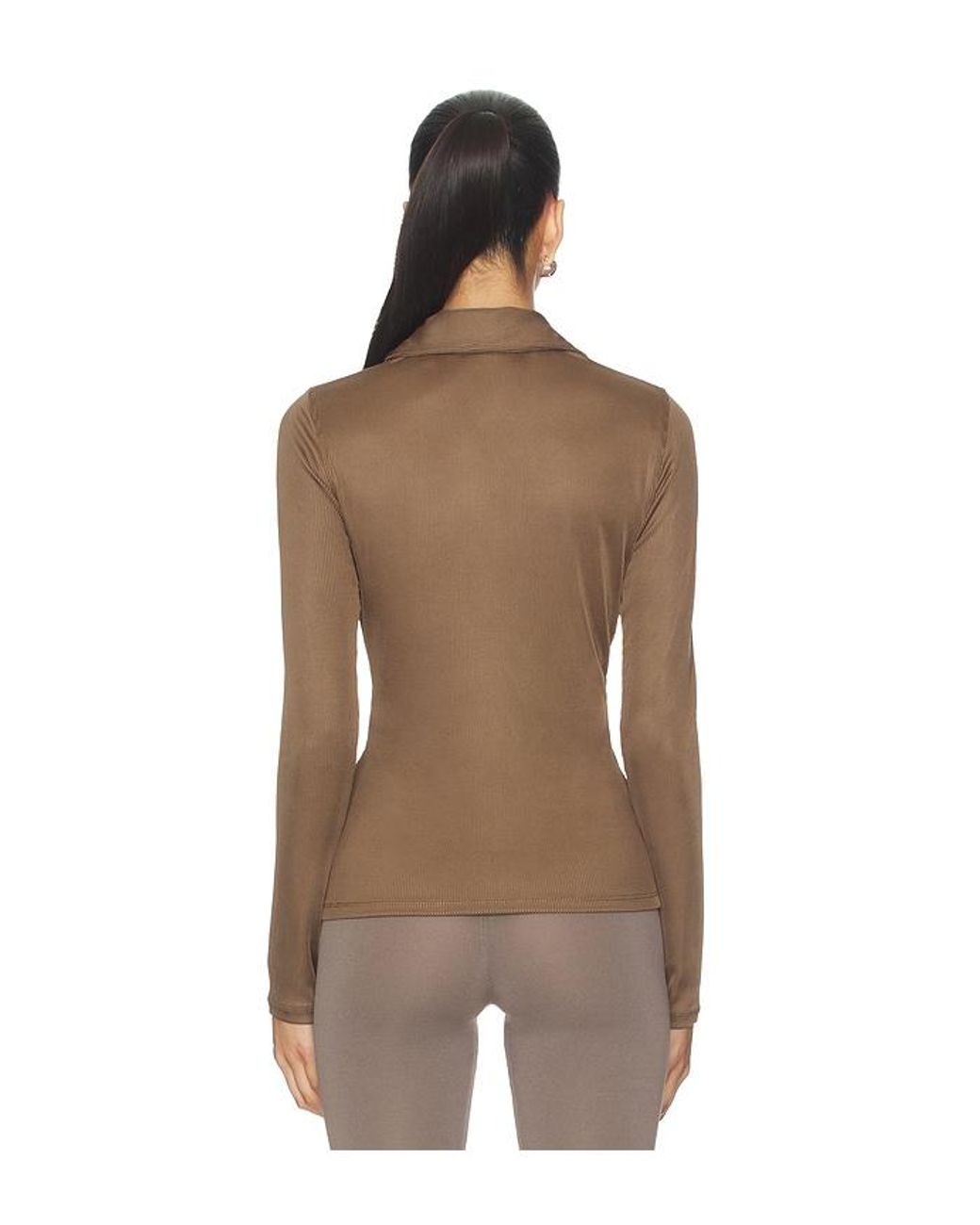 Citizens of Humanity Brown Shaea Polo Shirt