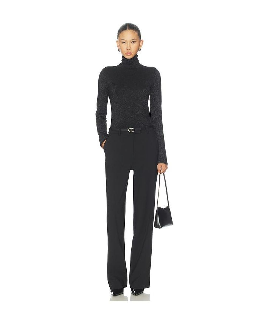 Lovers + Friends Black Bessi Turtleneck Sweater