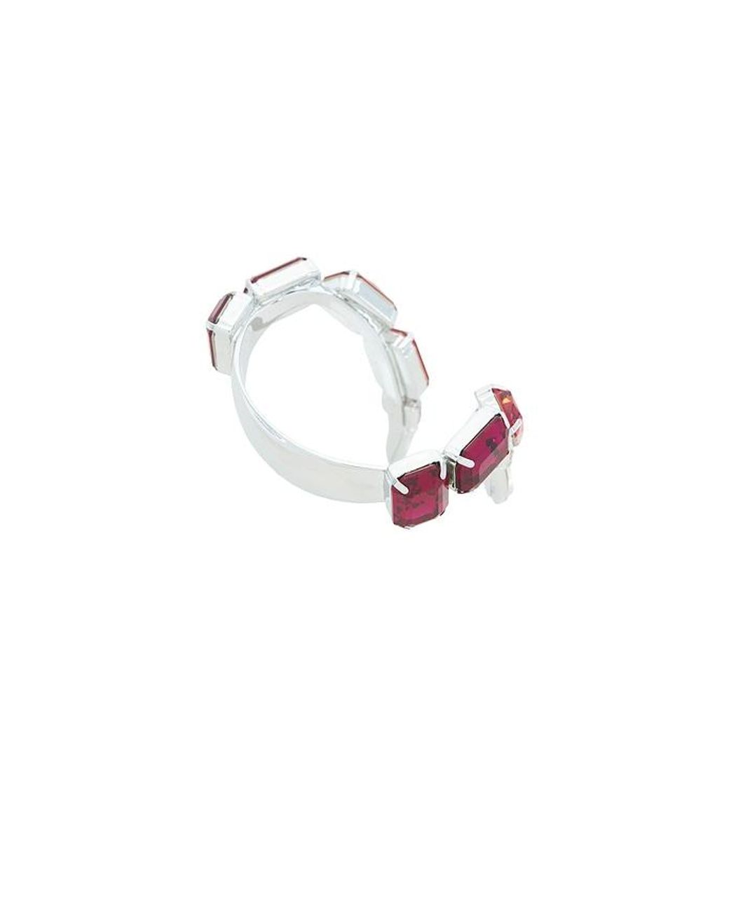 Area Multicolor Ombre Crystal Wrap Cuff Bracelet