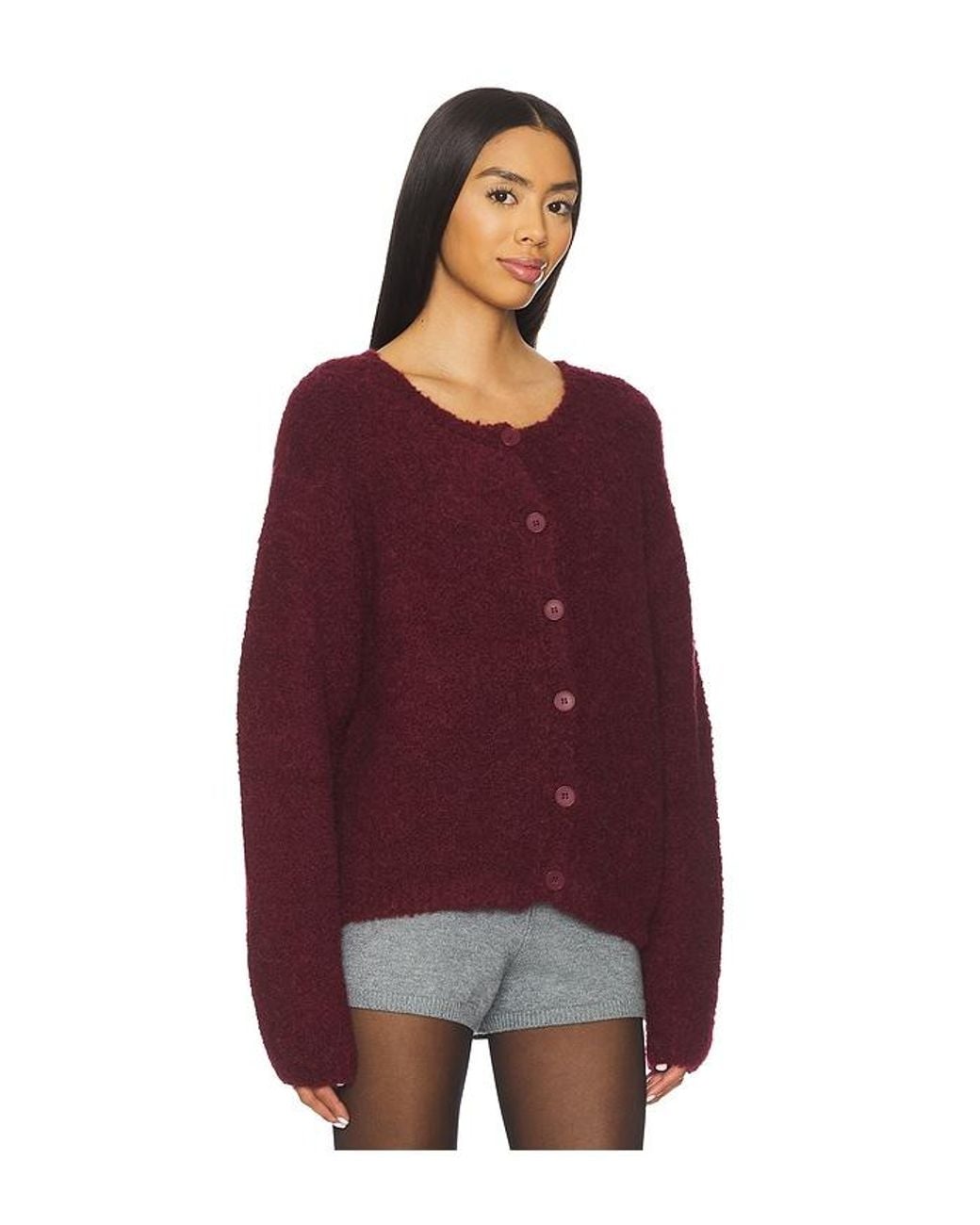 American Vintage Purple Zolly Cardigan